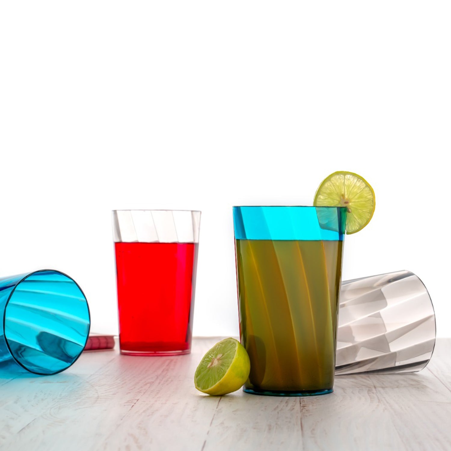 Highball glass set for juice and cocktails Highball glass set for juice and cocktails